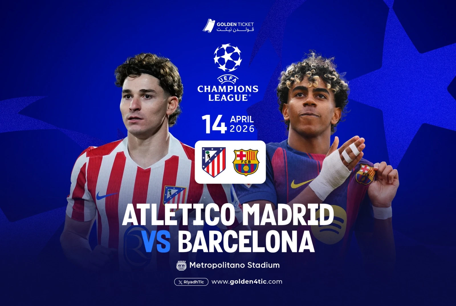مباراة أتلتيكو مدريد ضد برشلونة – إياب دوري أبطال أوروبا دور الـ8